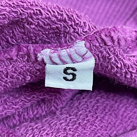 Nux LA Sleek Pullover Women’s 1/2 Button Snap Stretch Crop Sweatshirt Size Small - Picture 11 of 15